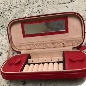 Travel Jewelry Box in Red